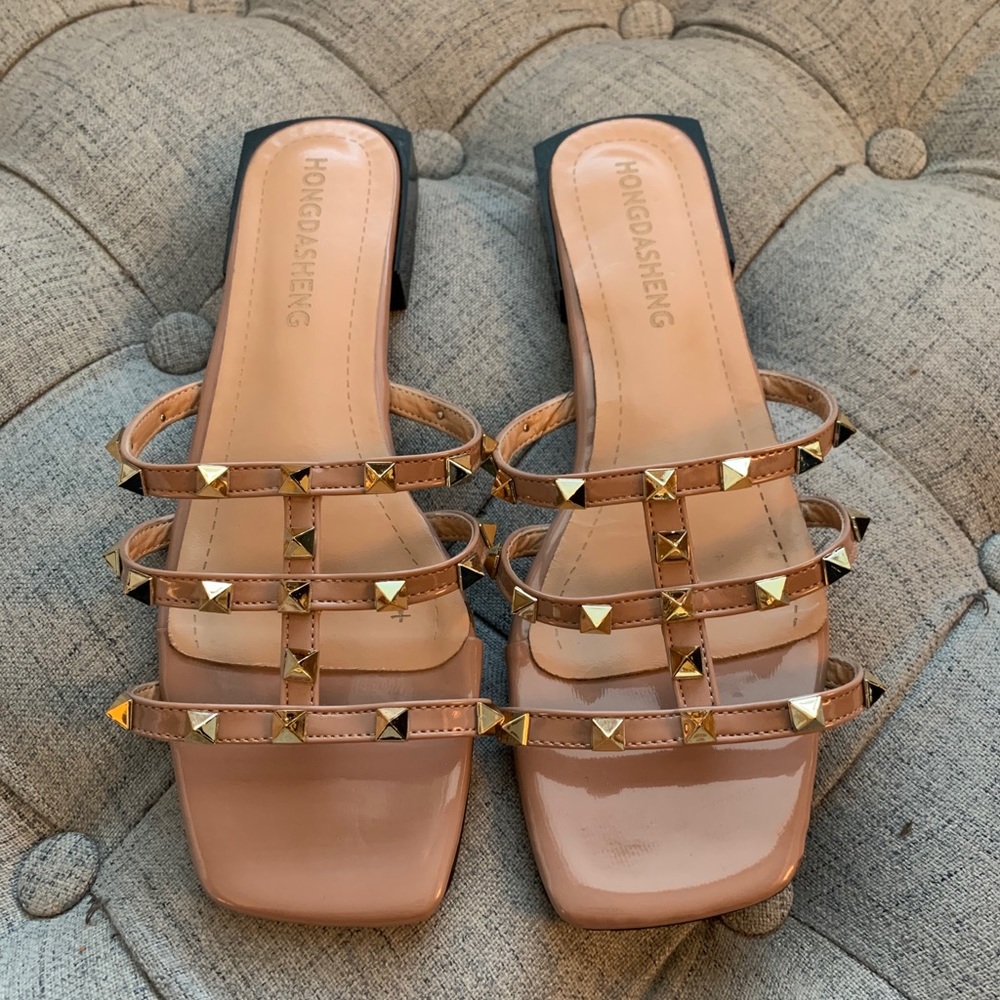 Rockstud Slip On Sandals
